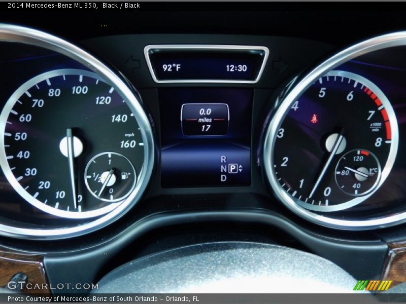 Black / Black 2014 Mercedes-Benz ML 350