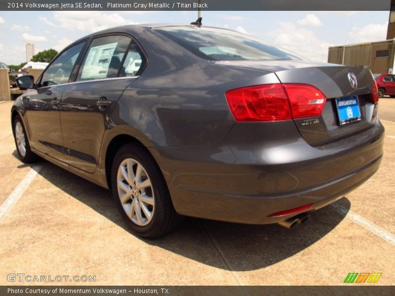 Platinum Gray Metallic / Titan Black 2014 Volkswagen Jetta SE Sedan