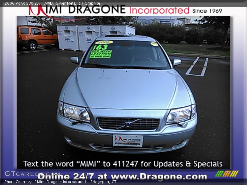 Silver Metallic / Graphite 2006 Volvo S80 2.5T AWD