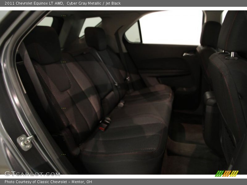 Cyber Gray Metallic / Jet Black 2011 Chevrolet Equinox LT AWD
