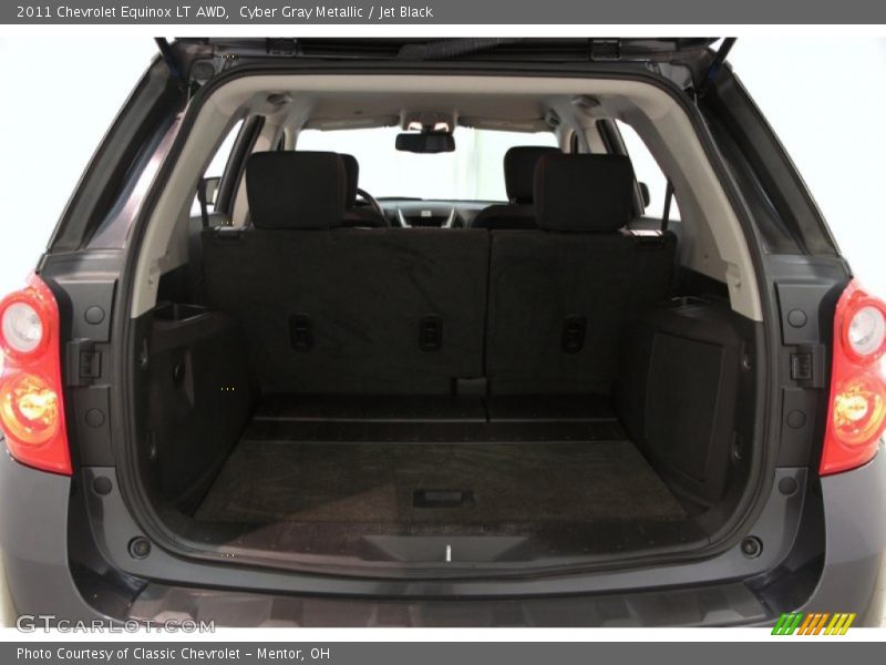 Cyber Gray Metallic / Jet Black 2011 Chevrolet Equinox LT AWD