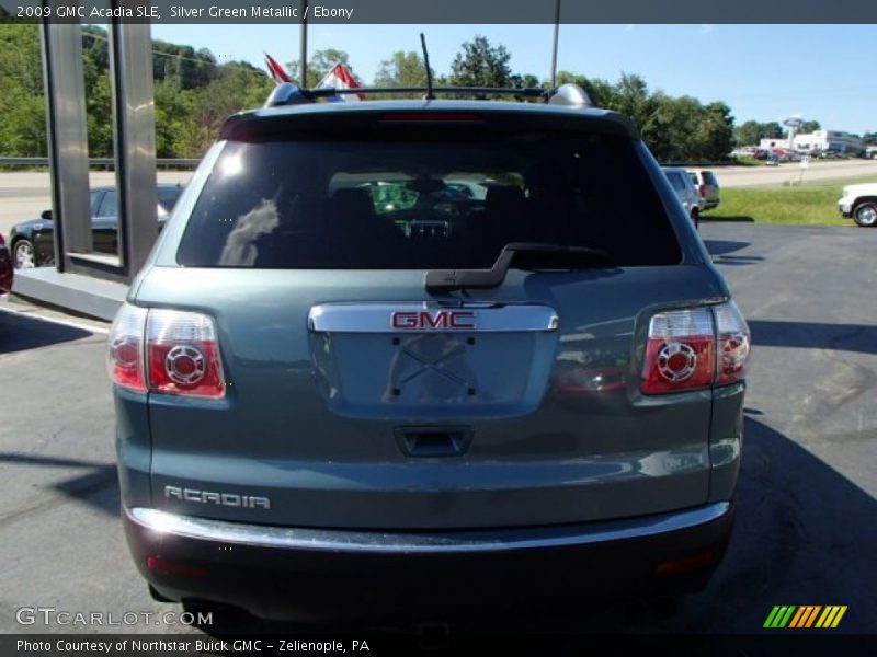 Silver Green Metallic / Ebony 2009 GMC Acadia SLE