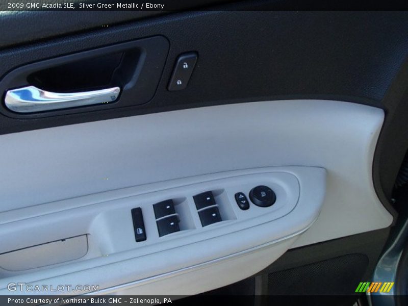 Silver Green Metallic / Ebony 2009 GMC Acadia SLE