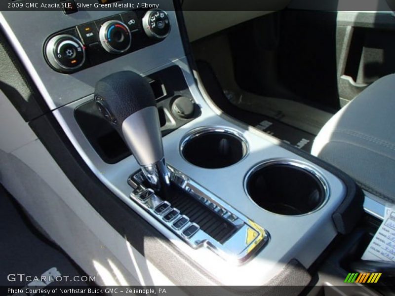 Silver Green Metallic / Ebony 2009 GMC Acadia SLE