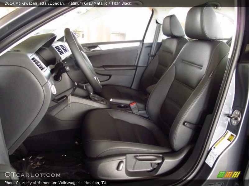 Platinum Gray Metallic / Titan Black 2014 Volkswagen Jetta SE Sedan