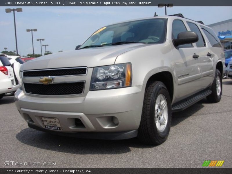 Silver Birch Metallic / Light Titanium/Dark Titanium 2008 Chevrolet Suburban 1500 LT