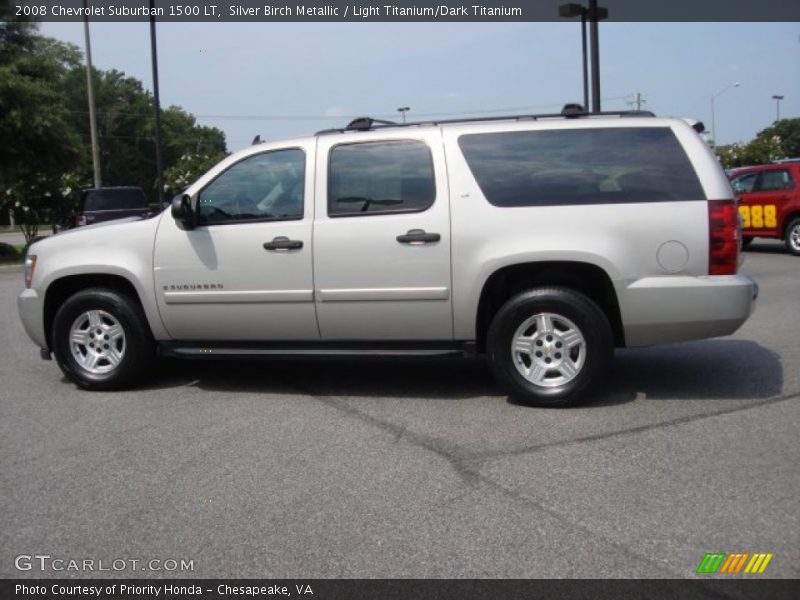 Silver Birch Metallic / Light Titanium/Dark Titanium 2008 Chevrolet Suburban 1500 LT