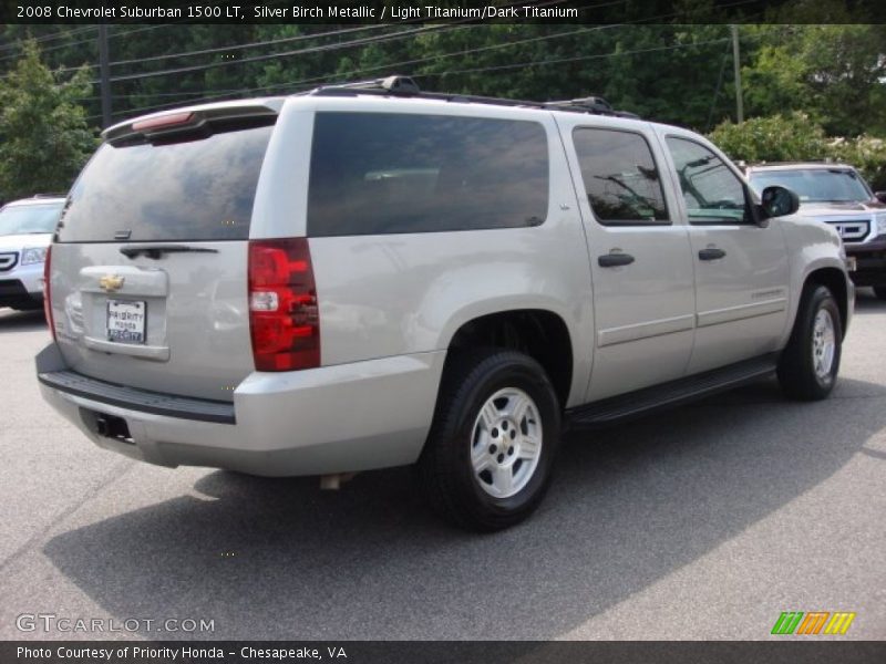 Silver Birch Metallic / Light Titanium/Dark Titanium 2008 Chevrolet Suburban 1500 LT