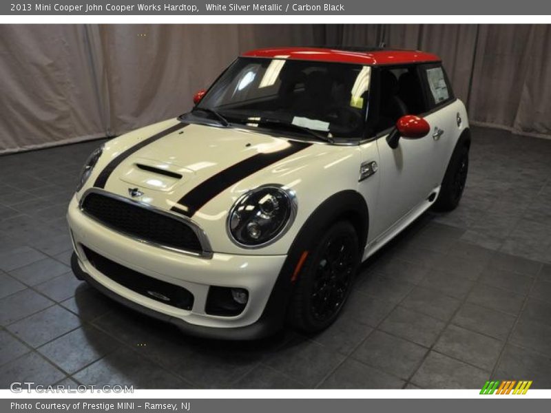 White Silver Metallic / Carbon Black 2013 Mini Cooper John Cooper Works Hardtop