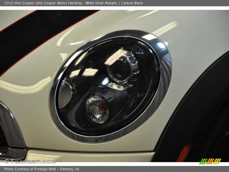 White Silver Metallic / Carbon Black 2013 Mini Cooper John Cooper Works Hardtop