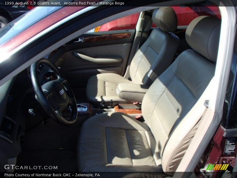 Andorra Red Pearl / Melange Beige 1999 Audi A6 2.8 quattro Avant