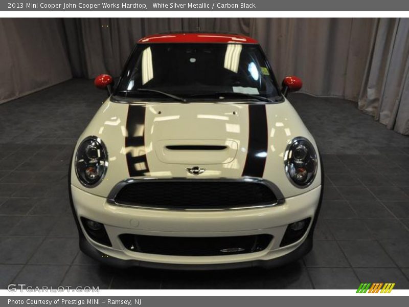 White Silver Metallic / Carbon Black 2013 Mini Cooper John Cooper Works Hardtop