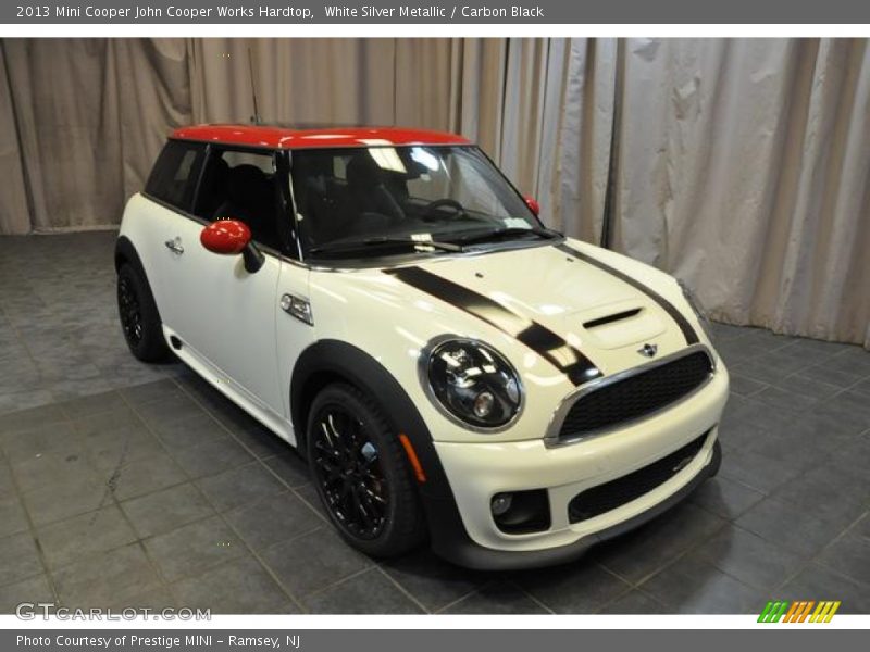 White Silver Metallic / Carbon Black 2013 Mini Cooper John Cooper Works Hardtop