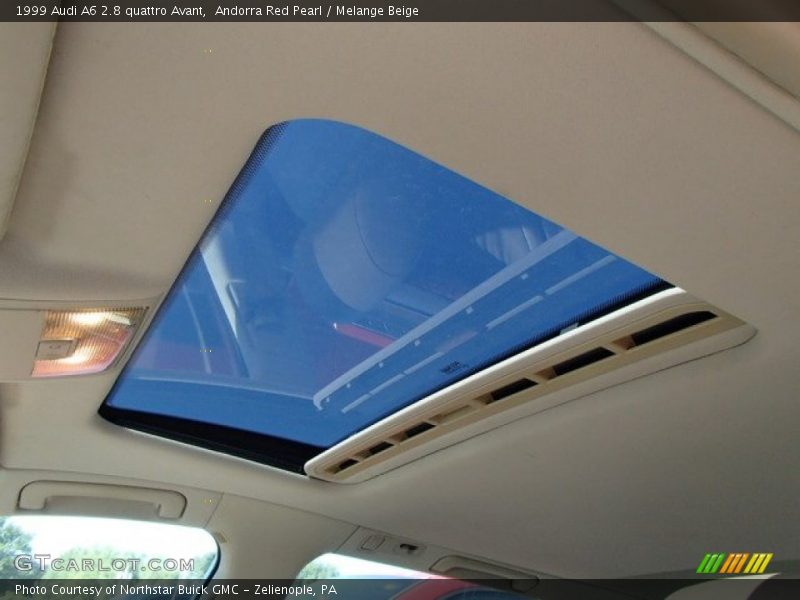 Andorra Red Pearl / Melange Beige 1999 Audi A6 2.8 quattro Avant