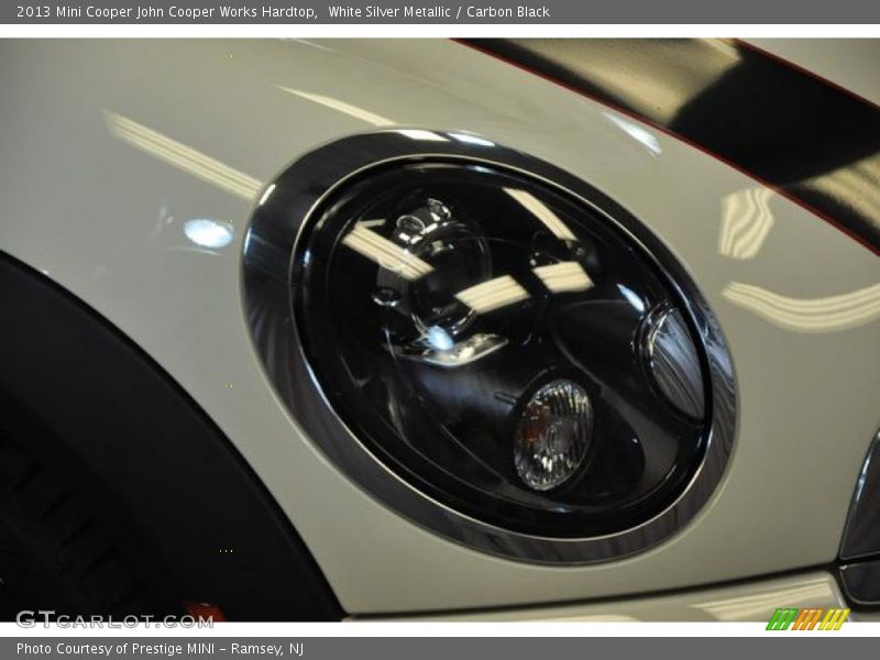 White Silver Metallic / Carbon Black 2013 Mini Cooper John Cooper Works Hardtop