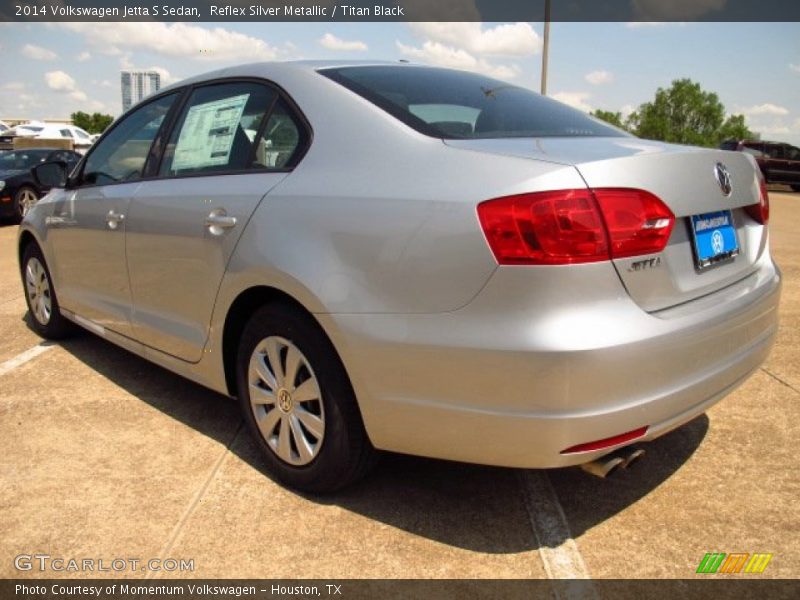 Reflex Silver Metallic / Titan Black 2014 Volkswagen Jetta S Sedan