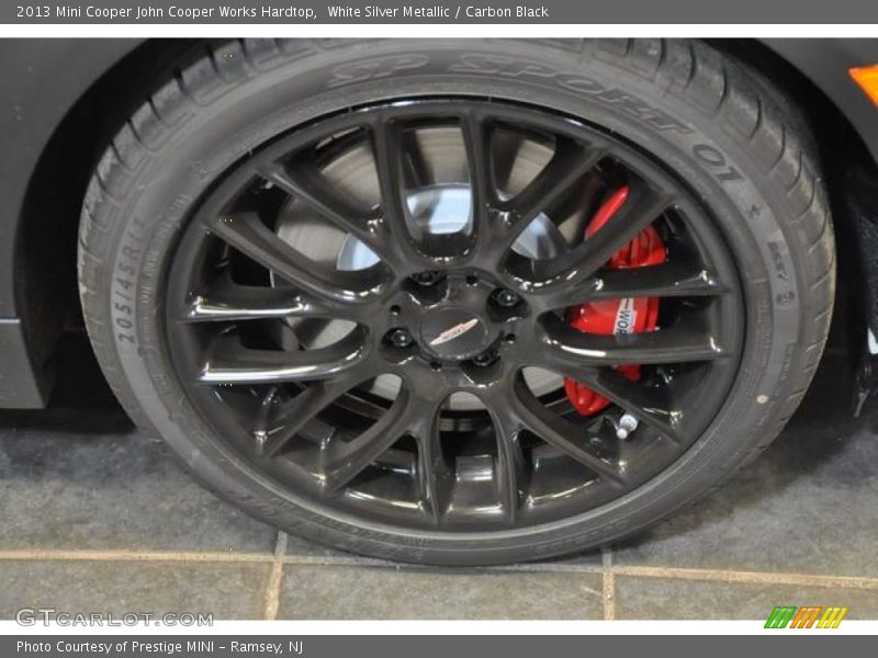 White Silver Metallic / Carbon Black 2013 Mini Cooper John Cooper Works Hardtop