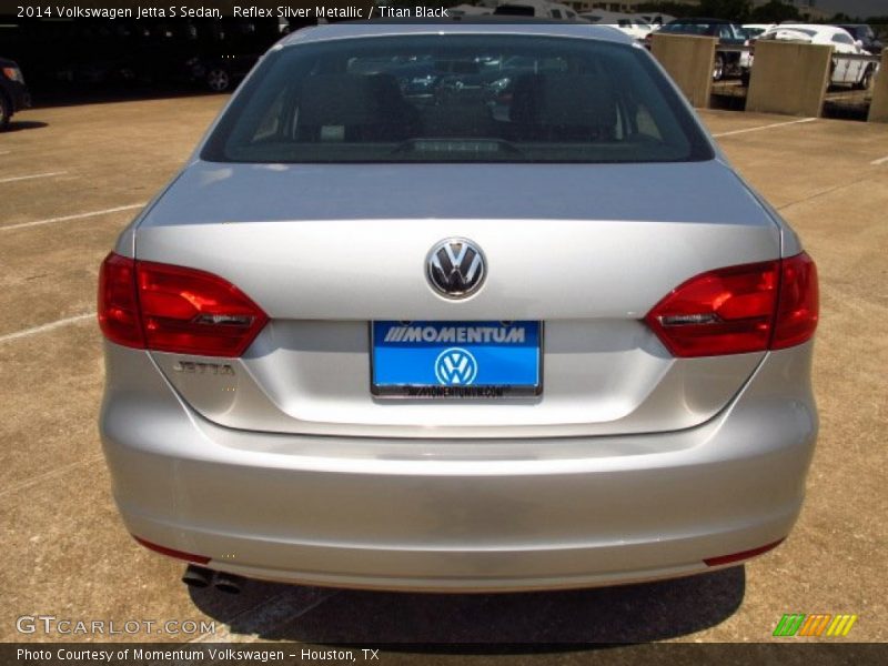 Reflex Silver Metallic / Titan Black 2014 Volkswagen Jetta S Sedan