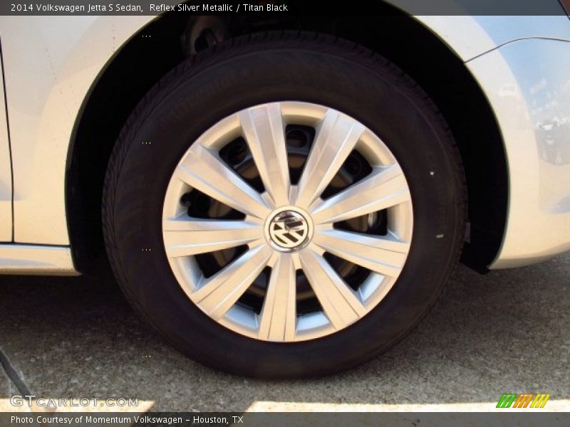 Reflex Silver Metallic / Titan Black 2014 Volkswagen Jetta S Sedan