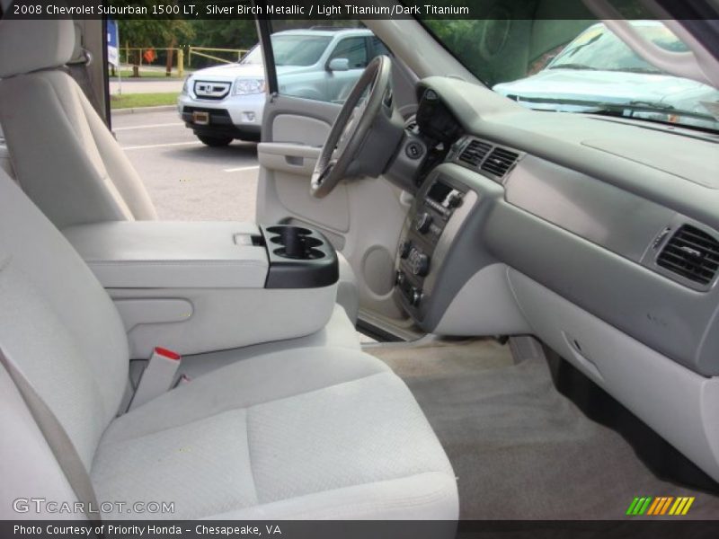 Silver Birch Metallic / Light Titanium/Dark Titanium 2008 Chevrolet Suburban 1500 LT