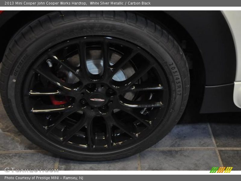 White Silver Metallic / Carbon Black 2013 Mini Cooper John Cooper Works Hardtop
