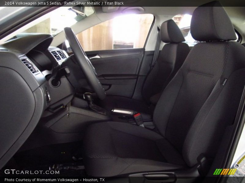 Reflex Silver Metallic / Titan Black 2014 Volkswagen Jetta S Sedan