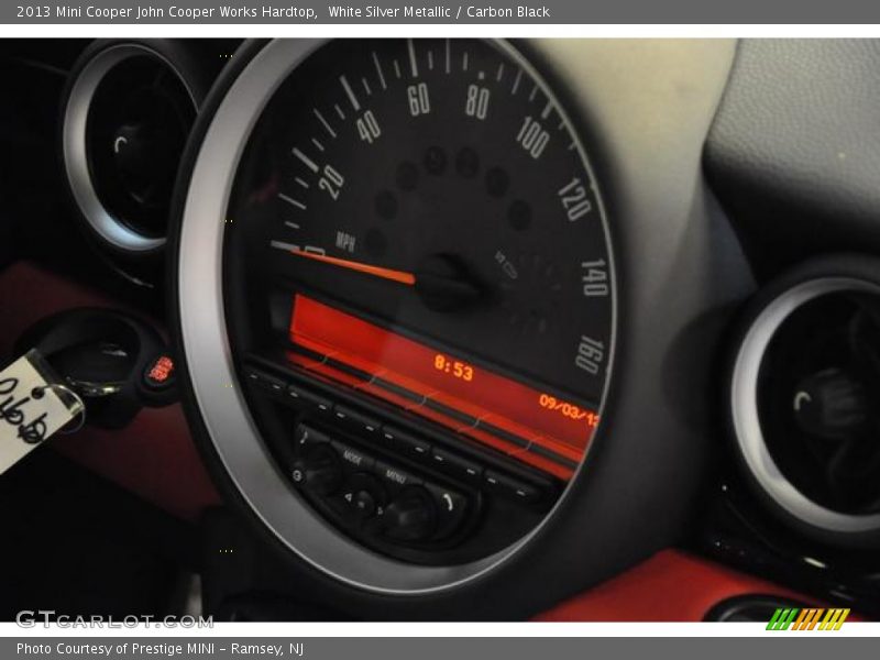 White Silver Metallic / Carbon Black 2013 Mini Cooper John Cooper Works Hardtop