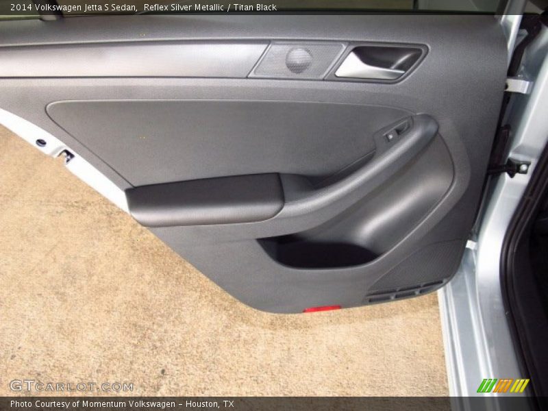 Reflex Silver Metallic / Titan Black 2014 Volkswagen Jetta S Sedan