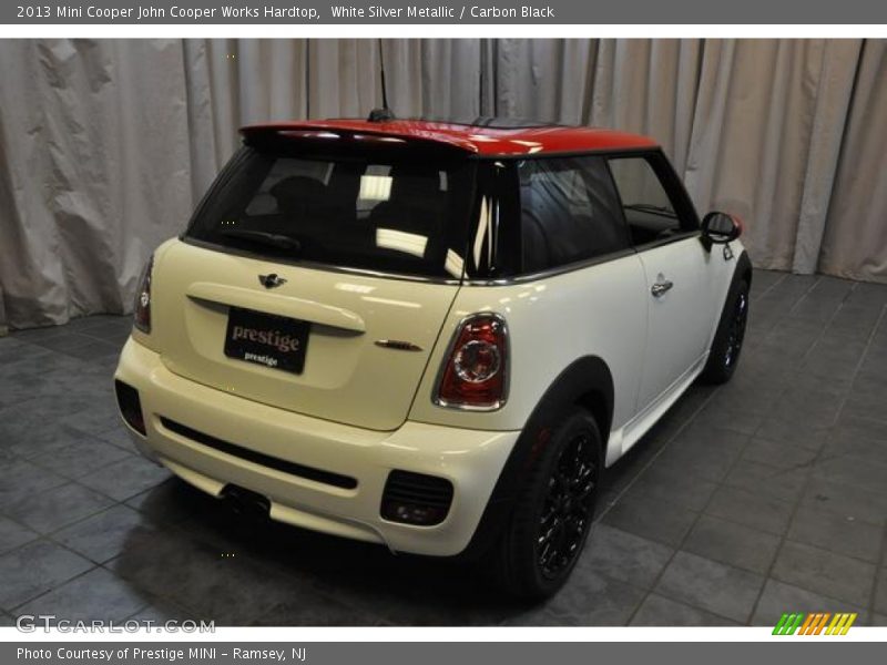 White Silver Metallic / Carbon Black 2013 Mini Cooper John Cooper Works Hardtop