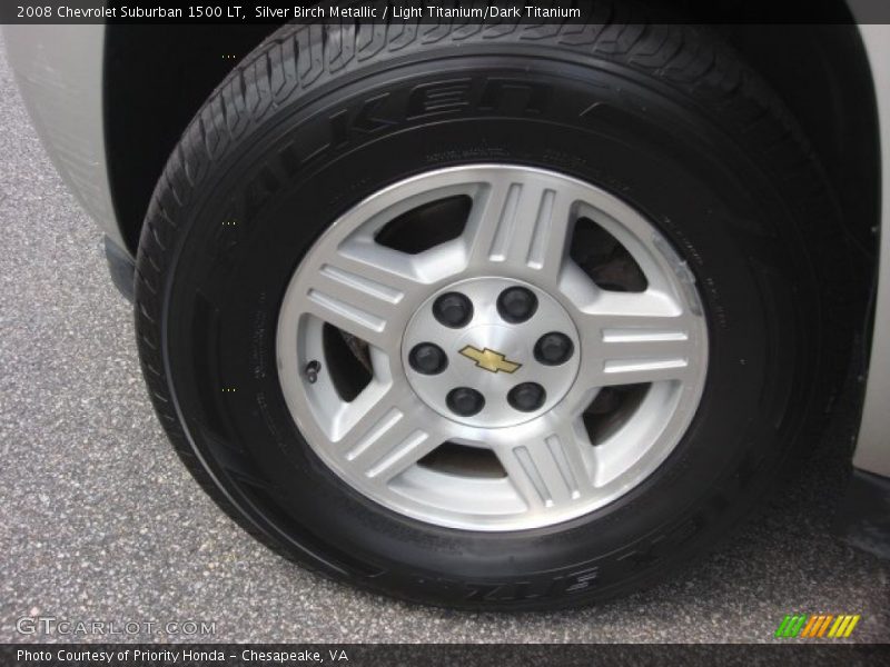 Silver Birch Metallic / Light Titanium/Dark Titanium 2008 Chevrolet Suburban 1500 LT