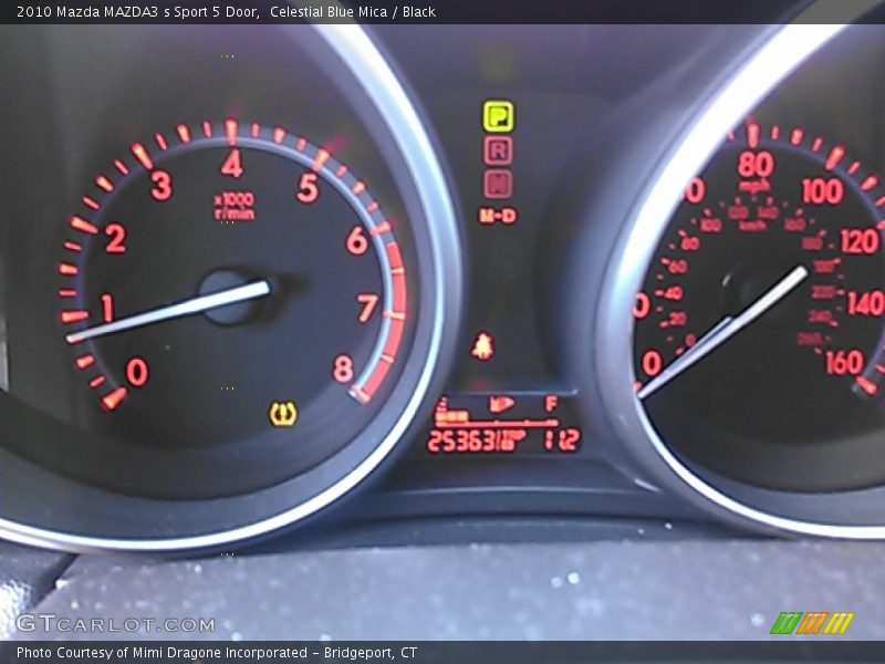 Celestial Blue Mica / Black 2010 Mazda MAZDA3 s Sport 5 Door