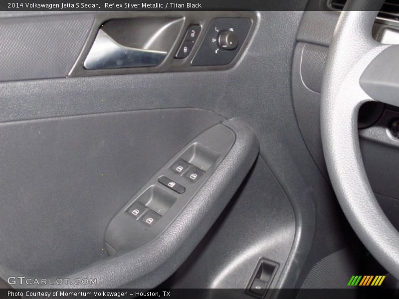 Reflex Silver Metallic / Titan Black 2014 Volkswagen Jetta S Sedan