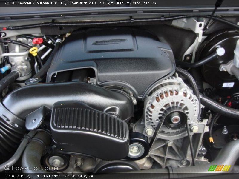 Silver Birch Metallic / Light Titanium/Dark Titanium 2008 Chevrolet Suburban 1500 LT