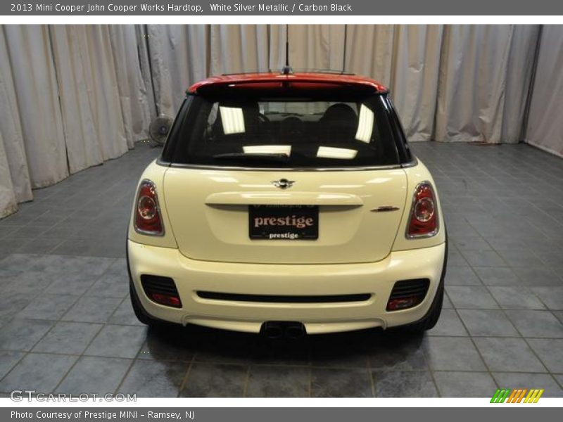 White Silver Metallic / Carbon Black 2013 Mini Cooper John Cooper Works Hardtop