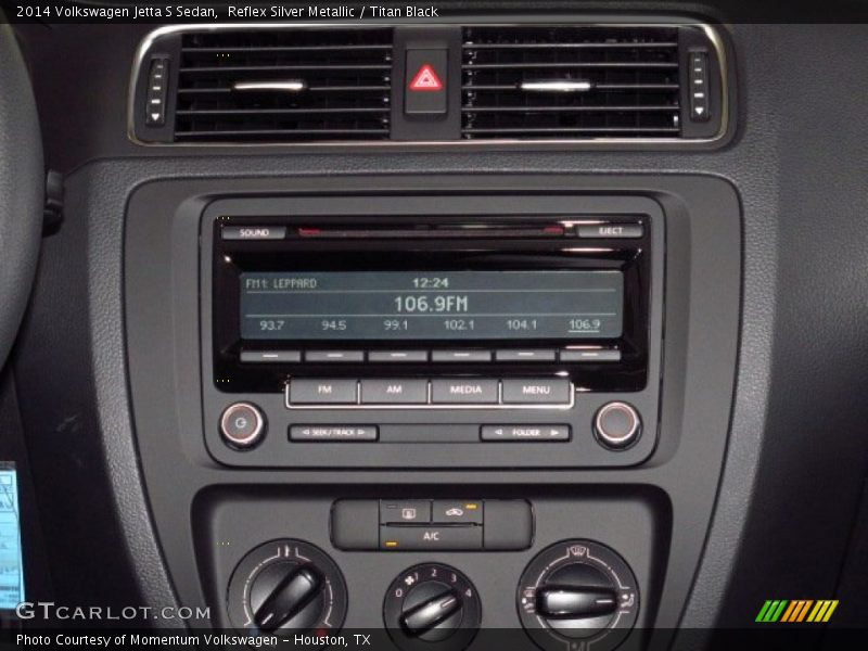 Reflex Silver Metallic / Titan Black 2014 Volkswagen Jetta S Sedan