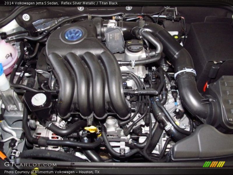 Reflex Silver Metallic / Titan Black 2014 Volkswagen Jetta S Sedan
