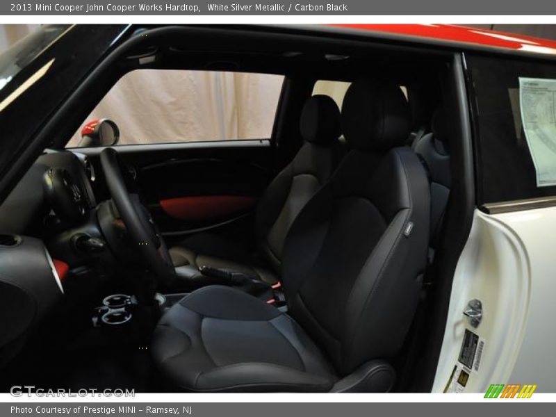 White Silver Metallic / Carbon Black 2013 Mini Cooper John Cooper Works Hardtop