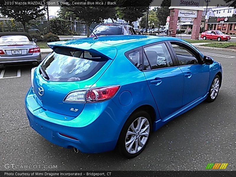 Celestial Blue Mica / Black 2010 Mazda MAZDA3 s Sport 5 Door