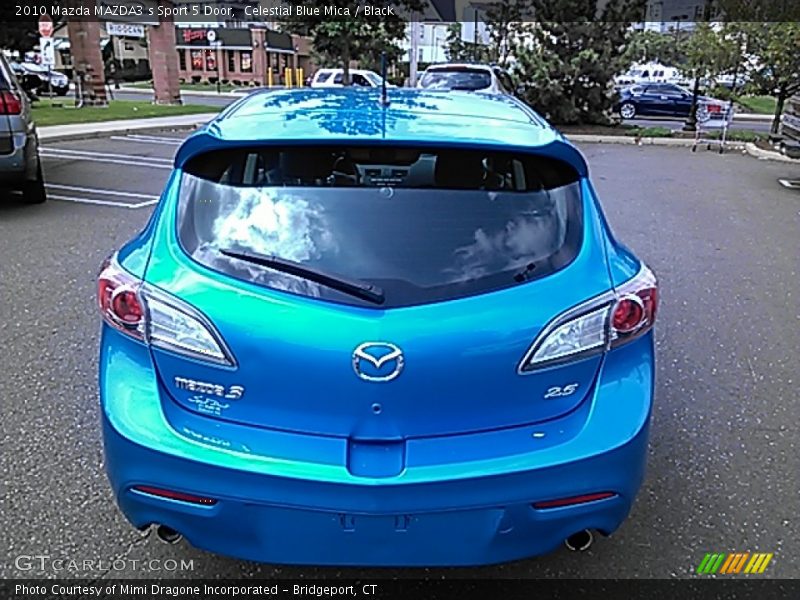 Celestial Blue Mica / Black 2010 Mazda MAZDA3 s Sport 5 Door