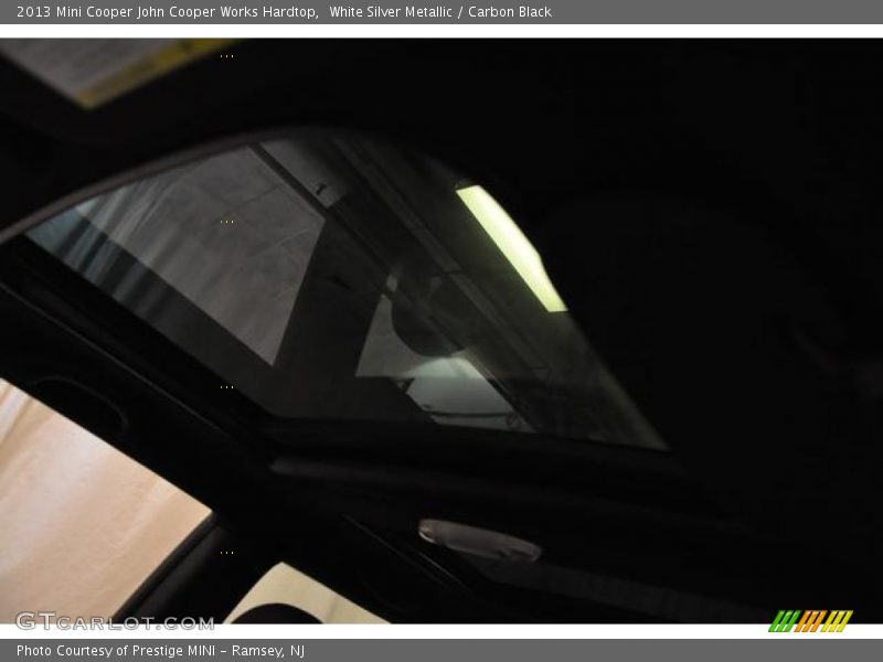 White Silver Metallic / Carbon Black 2013 Mini Cooper John Cooper Works Hardtop