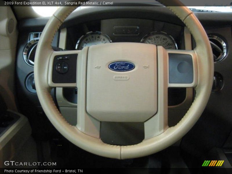 Sangria Red Metallic / Camel 2009 Ford Expedition EL XLT 4x4