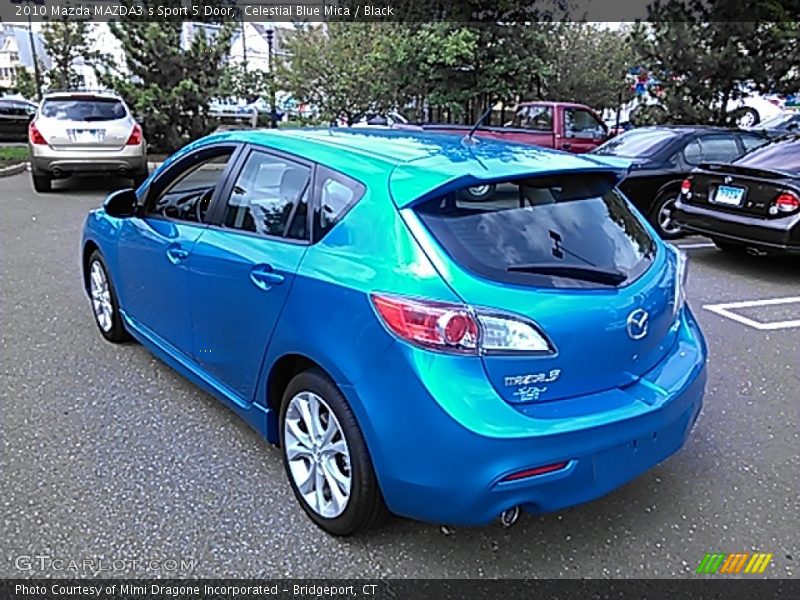 Celestial Blue Mica / Black 2010 Mazda MAZDA3 s Sport 5 Door