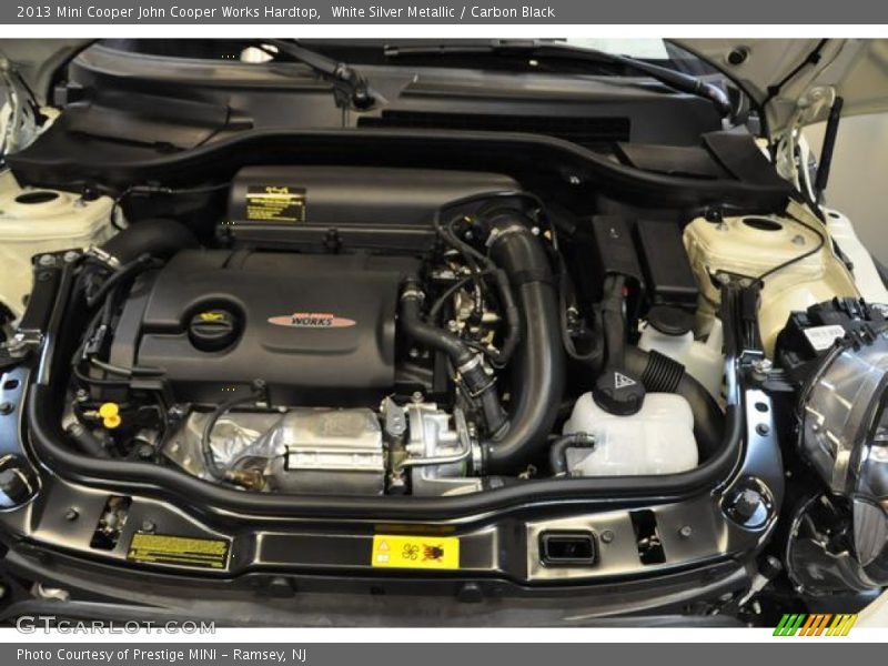White Silver Metallic / Carbon Black 2013 Mini Cooper John Cooper Works Hardtop