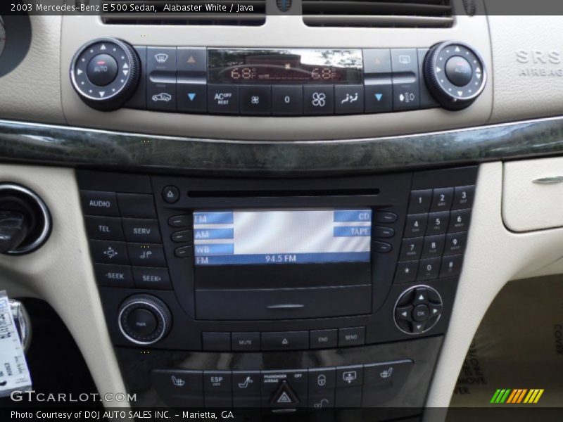 Alabaster White / Java 2003 Mercedes-Benz E 500 Sedan