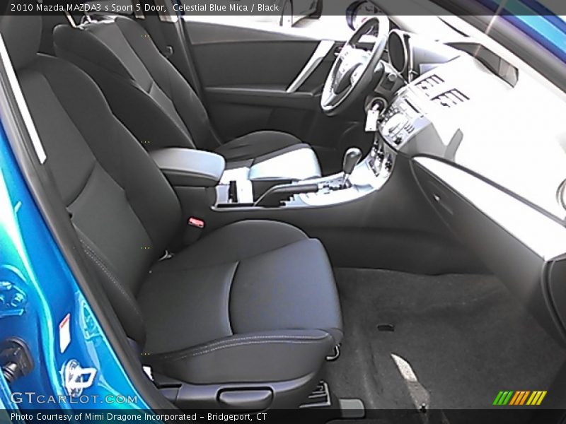 Celestial Blue Mica / Black 2010 Mazda MAZDA3 s Sport 5 Door