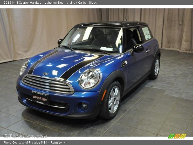Lightning Blue Metallic / Carbon Black 2013 Mini Cooper Hardtop
