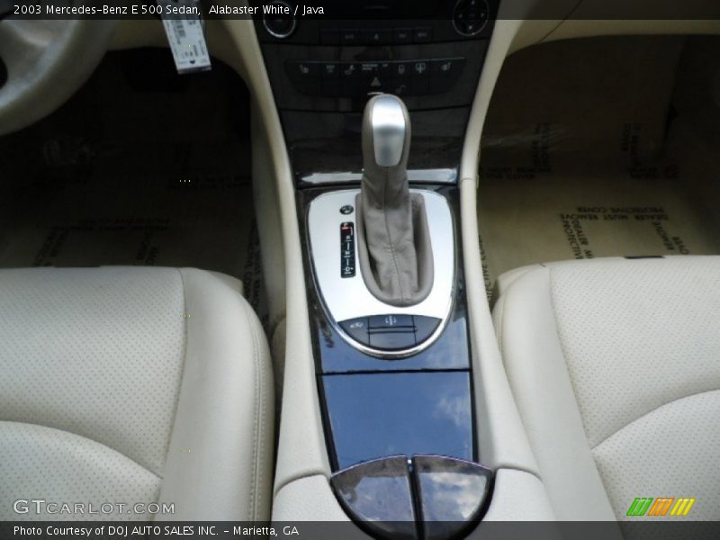 Alabaster White / Java 2003 Mercedes-Benz E 500 Sedan