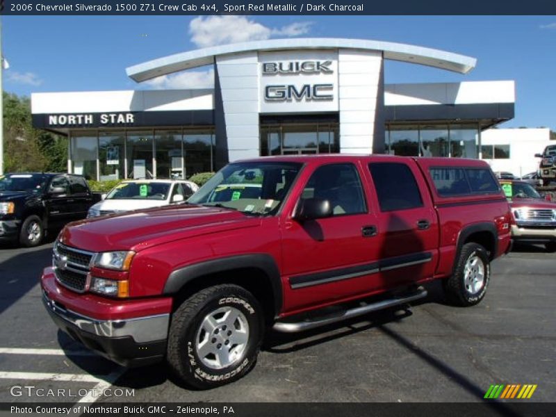 Sport Red Metallic / Dark Charcoal 2006 Chevrolet Silverado 1500 Z71 Crew Cab 4x4