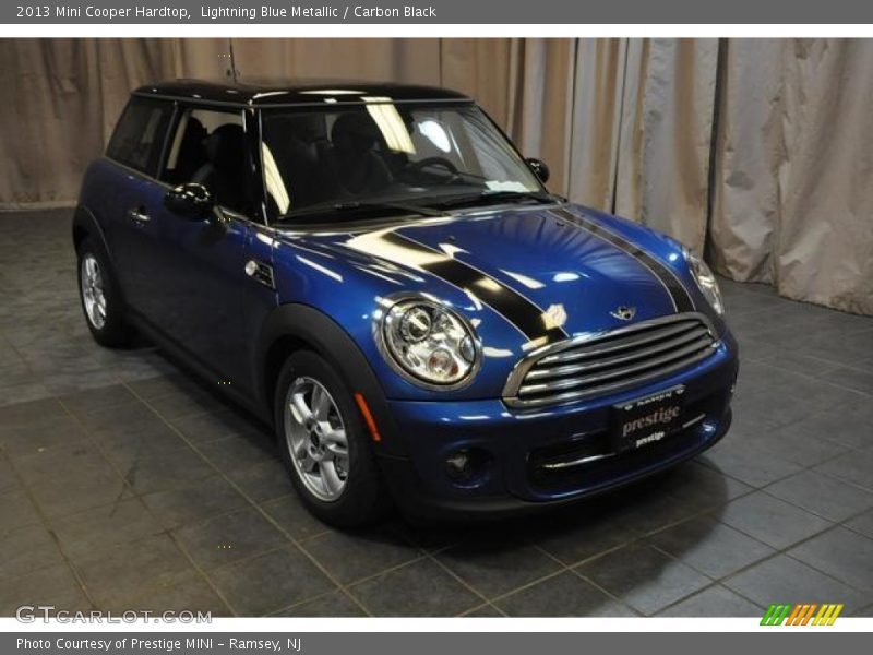 Lightning Blue Metallic / Carbon Black 2013 Mini Cooper Hardtop