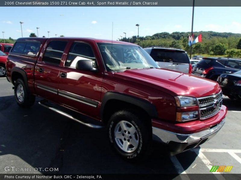 Sport Red Metallic / Dark Charcoal 2006 Chevrolet Silverado 1500 Z71 Crew Cab 4x4